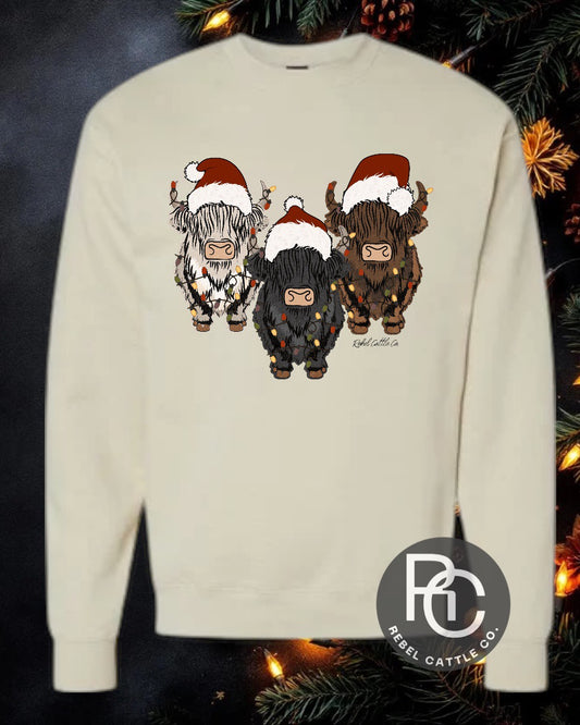 Santa Highlands Crewneck