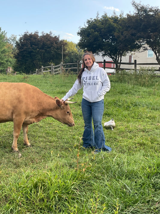 The Rebel Cattle Logo Hoodie