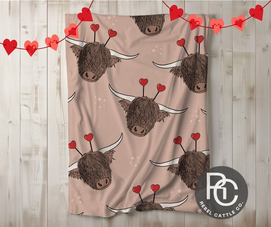 Highland Herd Fleece Blankets