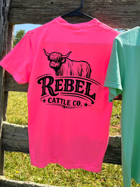 SPRING BLOOMS HIGHLAND LOGO TEES