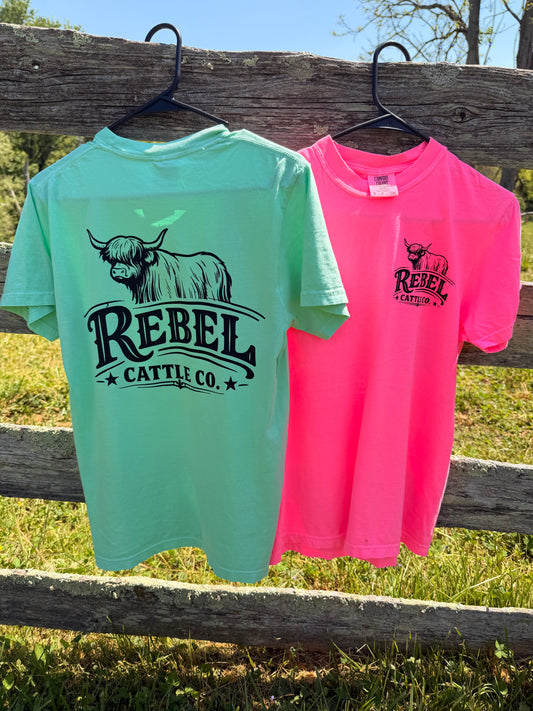 SPRING BLOOMS HIGHLAND LOGO TEES